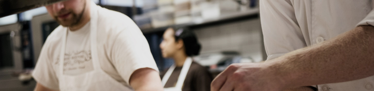 Hard at work in the bakery