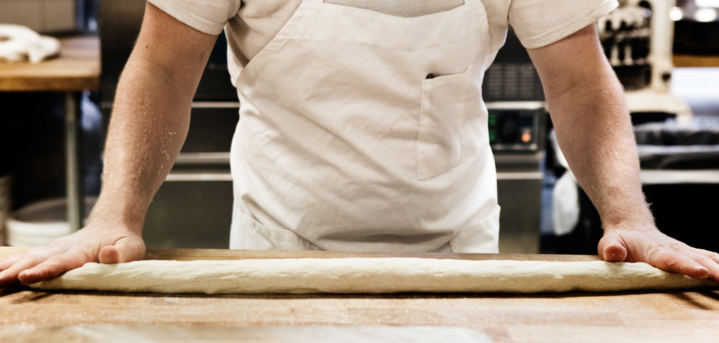 Shaping Baguette from dough